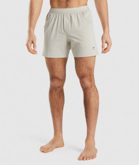 Men's Gymshark Studio Shorts Light Grey | CA A8D67N